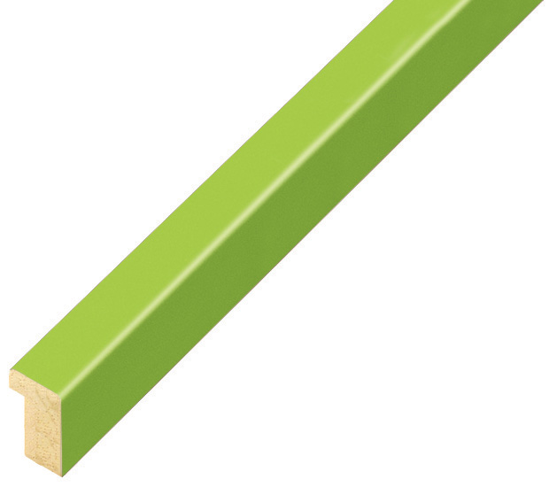 Profil ramin plat 10 mm - finisaj mat - culoare verde deschis