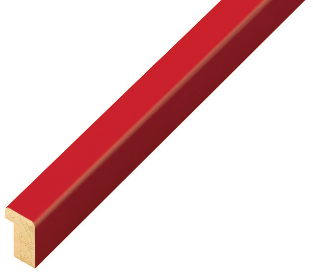 Profil ramin plat 10 mm - finisaj mat - culoare roșu - 10ROSSO