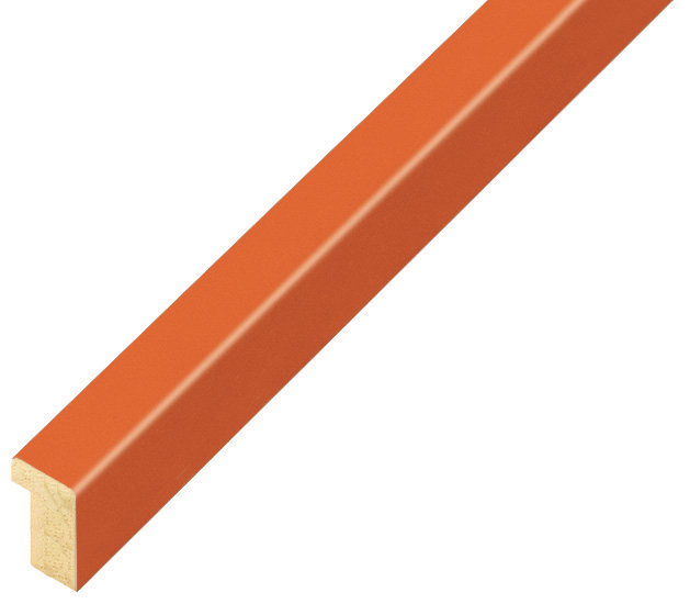 Profil ramin plat 10 mm - finisaj mat - culoare portocaliu dovleac - 10ZUCCA