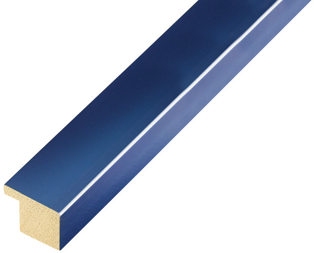 Profil ayous plat Lățime 20 mm Înălțime 14 - albastru lucios - 13BLU