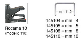 Capse pt. Rocama 105/108 - 10 mm - Pachet 5.000 buc.