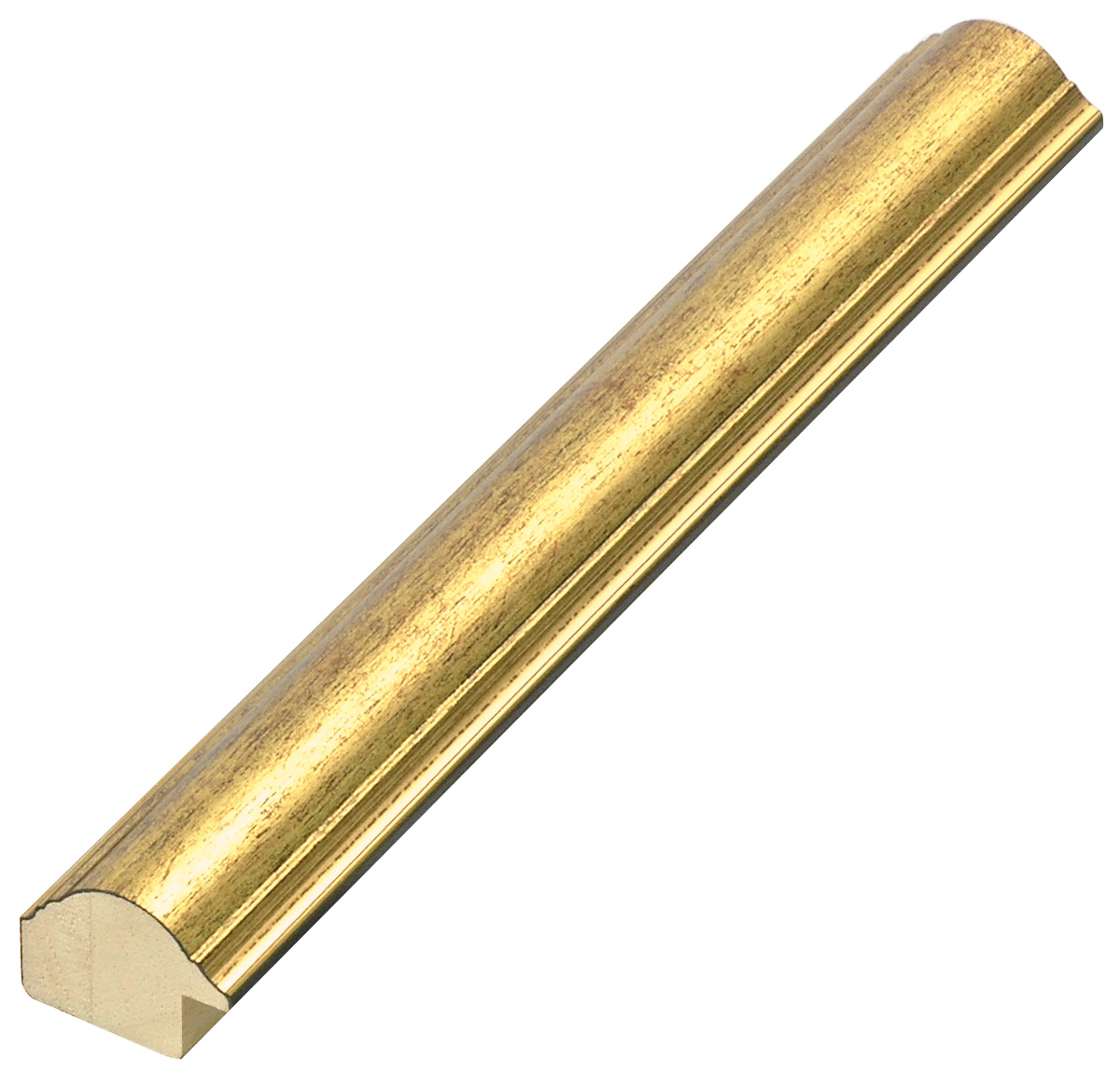 Profil pin îmbinat Lățime 25 mm Înălț.19 - forma rotunjită - auriu