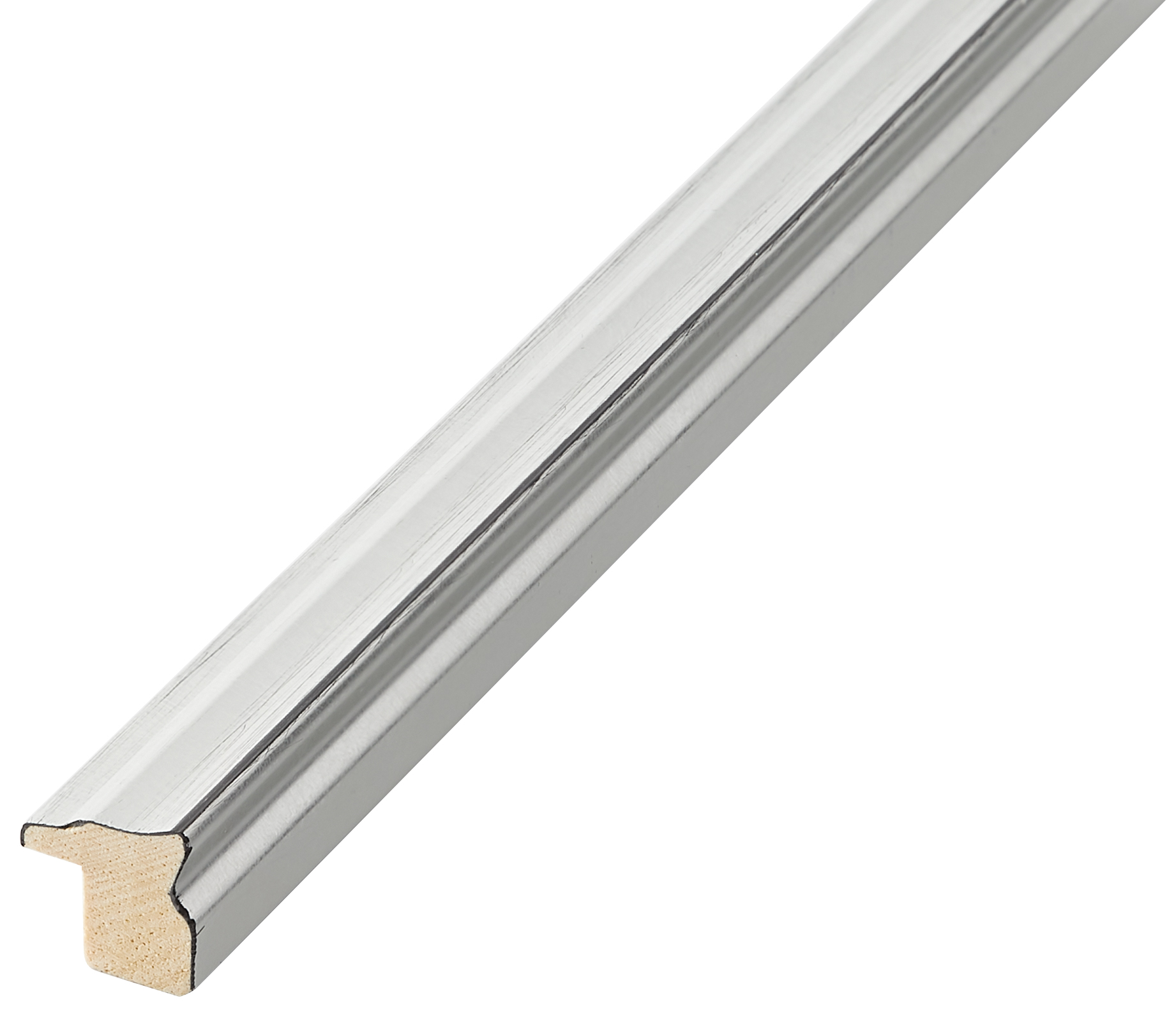Profil pin îmbinat Lățime16 mm Înălțime 16 - argintiu