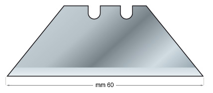 Lame trapezoidale format mare - Pachet de 5 lame