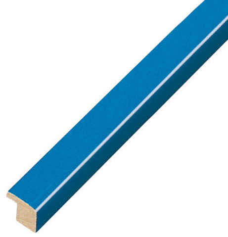 Profil pin îmbinat Lățime 14 mm - Albastru deschis lucios
