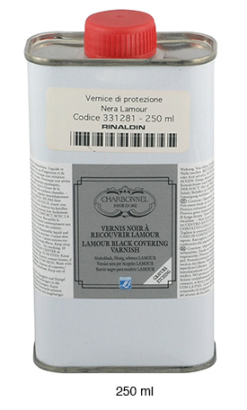 Lac de protecție negru Lamour Charbonnel - 250 ml