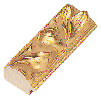 Profil ayous  Lățime 29 mm - finisaj auriu și decorațiuni în relief