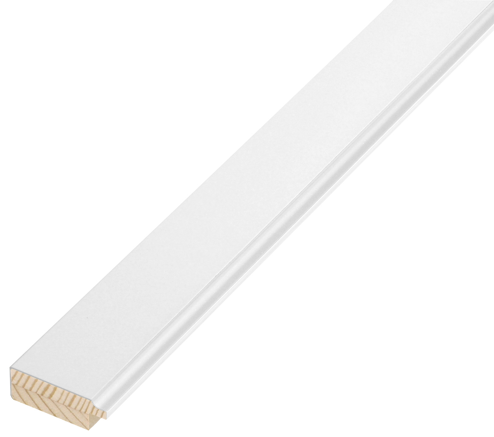 Profil pin îmbinat - Lățime 34mm Înălțime 12 - Alb - 34BIANCO