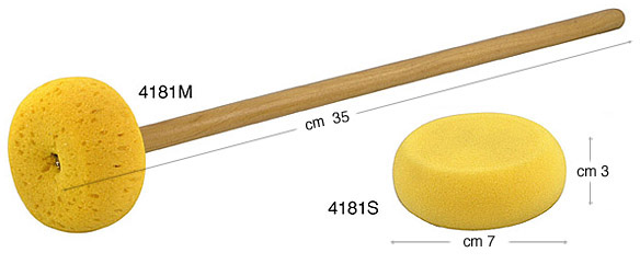 Burete rotund - diametru 7 cm - grosime 3 cm - cu mâner