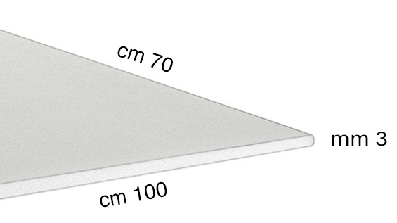 Panouri din polistiren grosime 3 mm - 100x140 cm