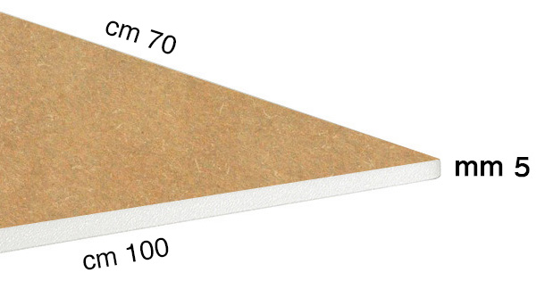Panouri din polistiren hârtie maro grosime 5mm - 70x100 cm