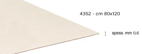 Carton alb/maro 80x120 cm - 500g/m2