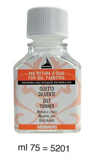 Diluant inodor pentru culori ulei - 75 ml