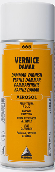 Lac de finisare Damar spray lucios Ferrario - 400 ml