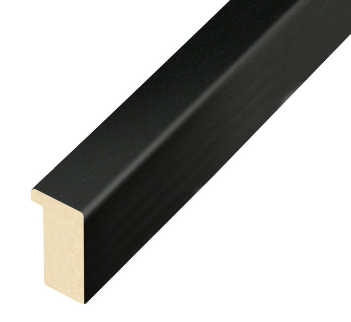 Profil ayous plat Lățime 20 mm Înălțime 32 - negru mat