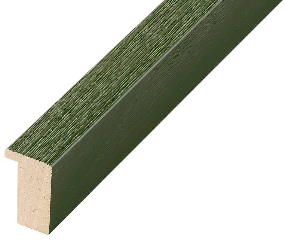 Profil ayous plat Lățime 20 mm Înălțime 32 - verde mat