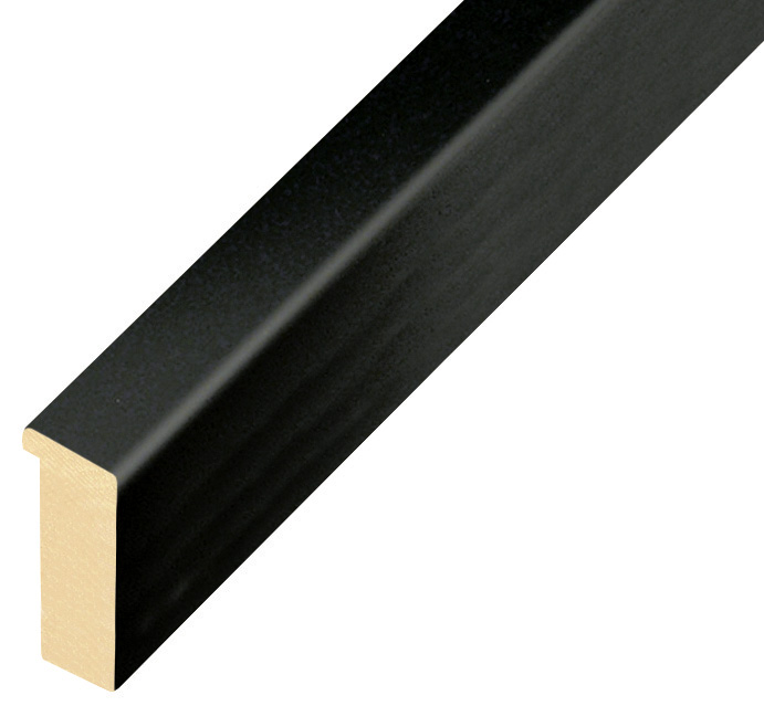 Profil ayous plat Lățime 15 mm Înălțime 32 - negru mat