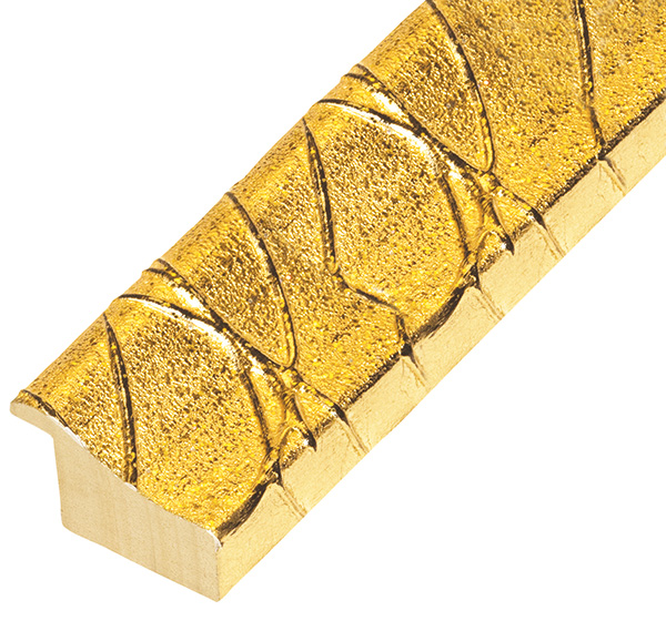 Profil ayous Lăț.47 mm Înălț.30 - auriu, decorațiuni în relief