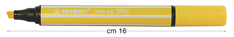 Markere Stabilo Pen 68 MAX - Galben