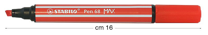 Markere Stabilo Pen 68 MAX - Carmin