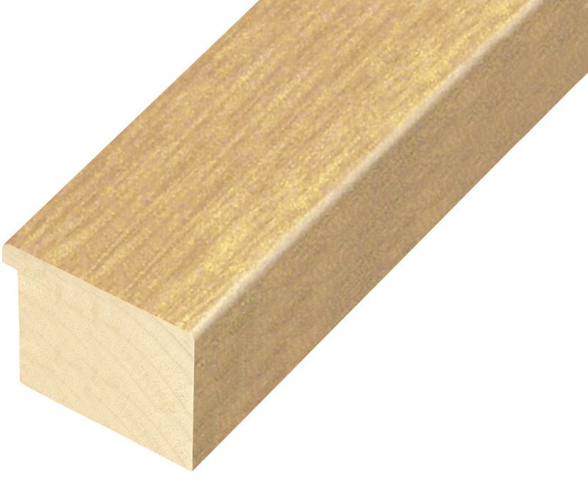 Profil ayous plat Lățime 48 mm Înălțime 32 - lemn natur - 750NAT