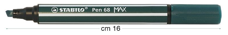 Markere Stabilo Pen 68 MAX - Verde turcoaz