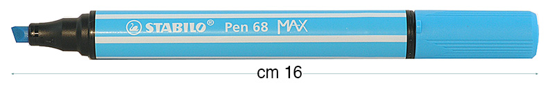 Markere Stabilo Pen 68 MAX - Albastru deschis