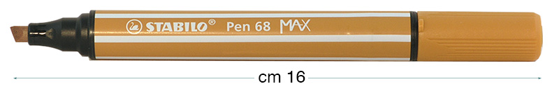 Markere Stabilo Pen 68 MAX - Ocru închis
