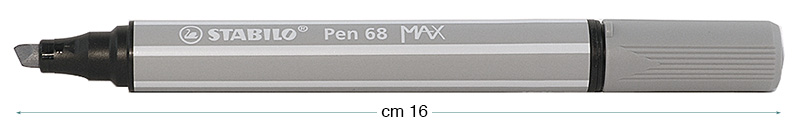 Markere Stabilo Pen 68 MAX - Gri rece