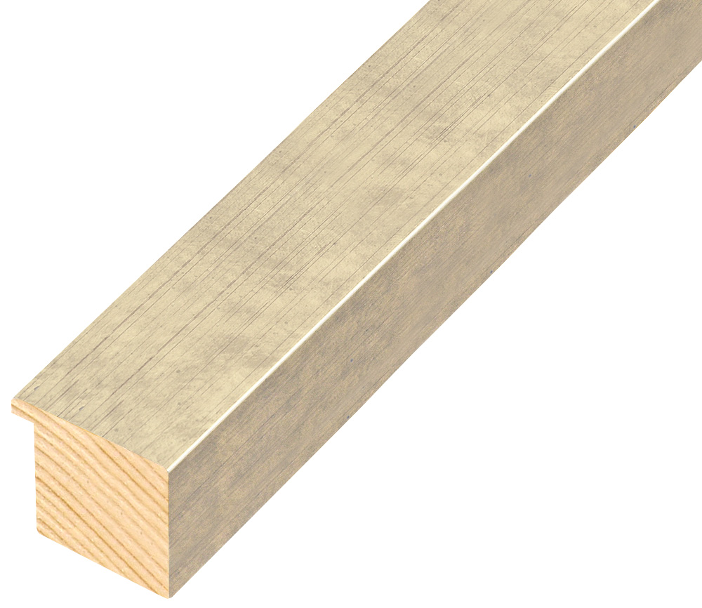 Profil pin îmbinat - Lățime 40mm Înălțime 32 - Argintiu - 824ARG