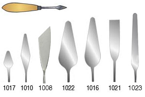 Set complet de 7 spatule pictură