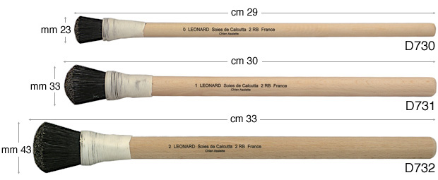 Pensule de lustruit bolos Nr. 1 - diametrul 33 mm