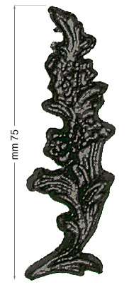 Decorațiuni din plastic flexibil brut - 75 mm