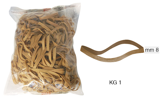 Elastice de cauciuc 15 cm - 1 kg