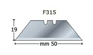 Lame pt. Fletcher 3100 - tăiere carton - Pachet 100 buc.