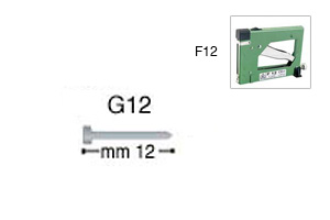 Cuișoare 12 mm pt. pistol F12 - Pachet 2000 buc.