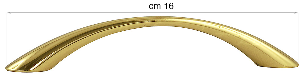 Pereche de mânere aurii - 16 cm
