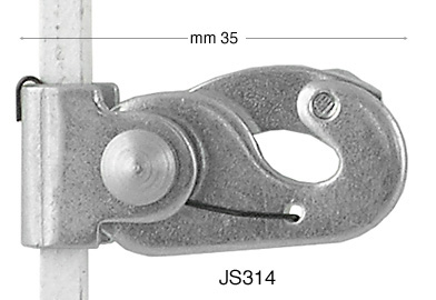 Cârlig autoblocant pt. axa verticală 4x4 mm