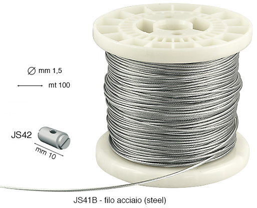 Fir de oțel cu diametru 1,5 mm - 100 metri