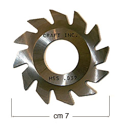 Lama Kerf cu diametrul  7 cm pt. balamale mari pt. lemn moale