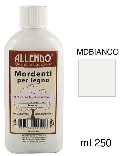 Vopsea pentru lemn - Alb - Flacon de 250 ml - MDBIANCO