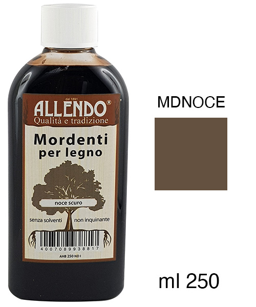 Vopsea pentru lemn - Maro închis - Flacon de 250 ml - MDNOCE