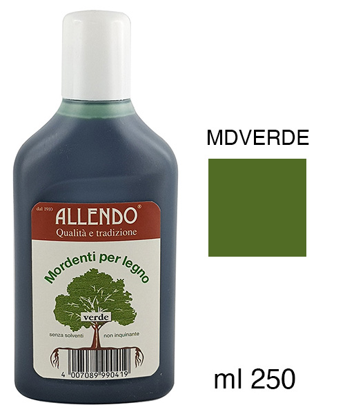 Vopsea pentru lemn - Verde - Flacon de 250 ml