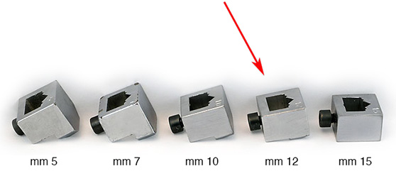 Capete pt. capse de 12 mm pt. capsator Minigraf