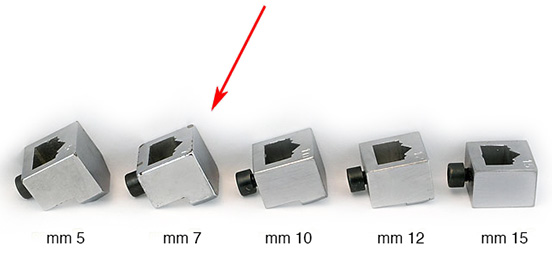 Capete pt. capse de 7 mm pt. capsator Minigraf