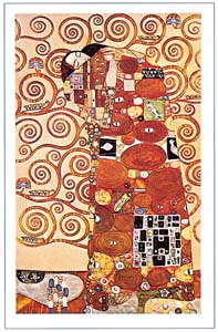 Poster: Klimt: L'abbraccio - cm 50x70