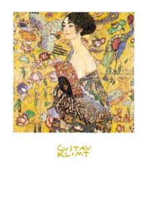 Poster: Klimt: Il Ventaglio - cm 24x30