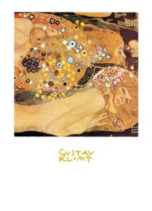 Poster: Klimt: Acqua Mossa - cm 24x30