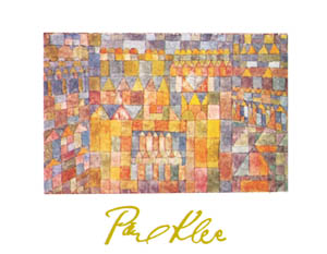 Poster: Klee: On the Way Back - cm 30x24