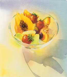 Poster: Marlies Merk: Melon bowl - cm 60x80